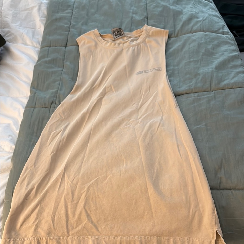 Men’s Cream Sleeveless tank top